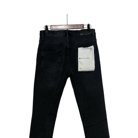 Purple Brand P002 Black Blowout Jeans - Picture 11 of 16